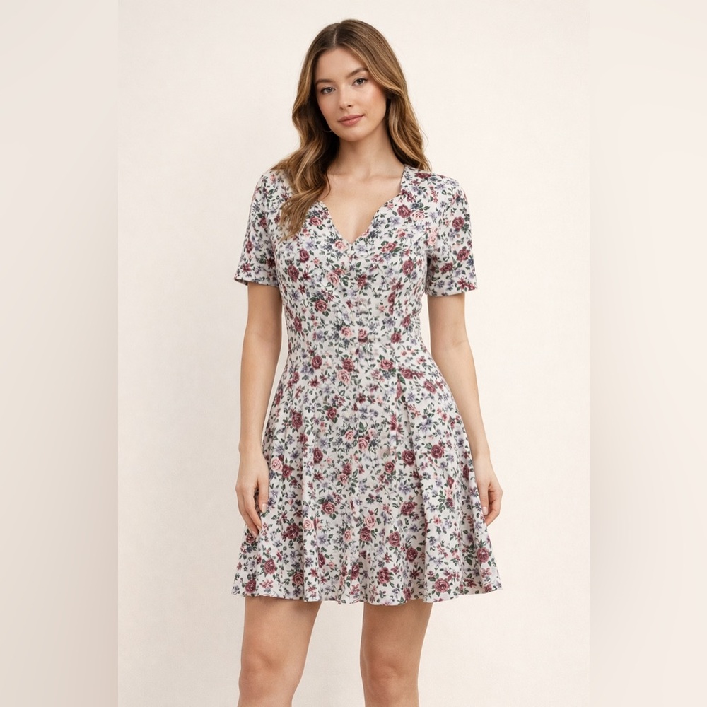 Vintage 90s floral romper by Zanoni by Jalate SIZE MEDIUM